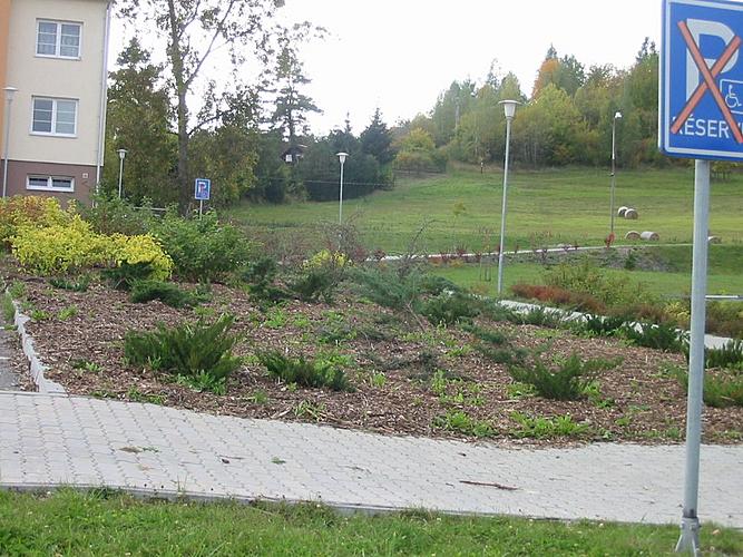 Veřejná zeleň ve městě Český Krumlov
