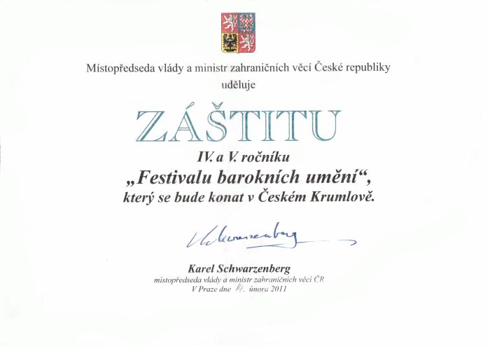 Festival barokních umění Český Krumlov